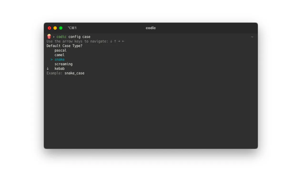 設定を変更しているところ